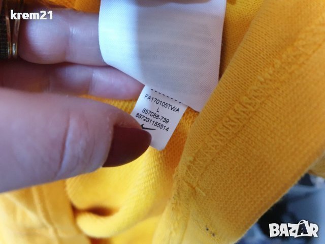 Nike Sportswear дамска жълта блуза овърсайз номер л м, снимка 10 - Блузи с дълъг ръкав и пуловери - 39571444