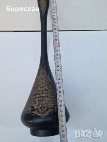 Бронзова ваза, снимка 3 - Вази - 49105229