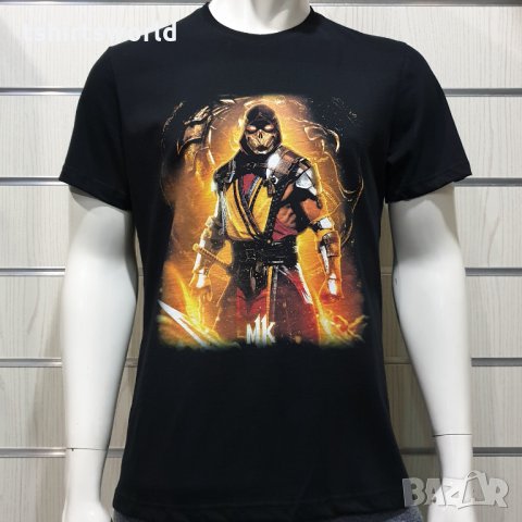 Нова мъжка тениска с дигитален печат Mortal Kombat, MK, видеоигра, снимка 1 - Тениски - 34657275