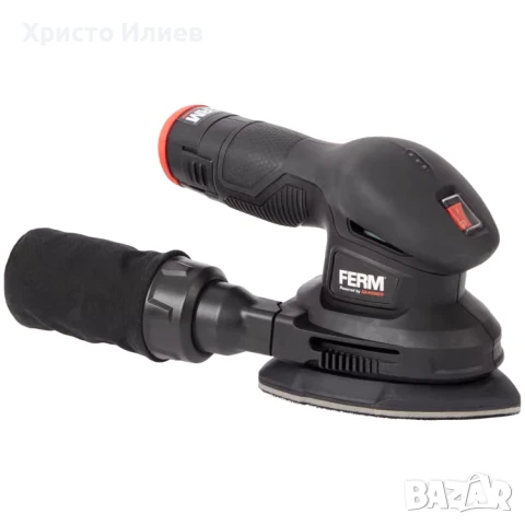 акумулаторен Мултишлайф машина FERM AX-Power 12V батерия зарядно устройство и 3 приставки, снимка 2 - Други инструменти - 51115736