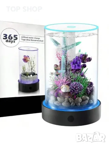 Комплект аквариум с компресор, филтър, осветление от 5DPets, снимка 13 - Аквариуми - 48500148