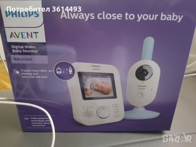Видео бебефон Philips AVENT SCD 835