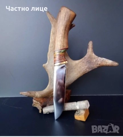 Нож ръчна изработка стомана  U10, снимка 2 - Ножове - 51386037