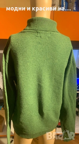 Пуловер 100% агнешка вълна, снимка 5 - Блузи с дълъг ръкав и пуловери - 53114485