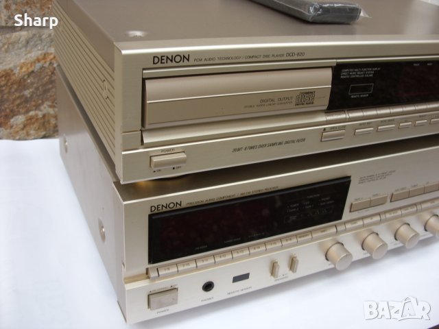 Receiver Denon DRA-425R/CD player DCD-820 шампанско ДУ, снимка 6 - Аудиосистеми - 43447904