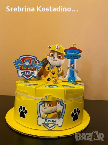 Картонена торта “Пес Патрул” Скай, снимка 6 - Други услуги - 33664013