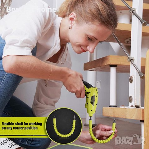 Комплект инструменти REYLEO с електрическа отвертка- 58 части, снимка 4 - Куфари с инструменти - 39306281