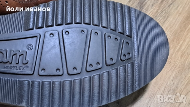 Rockport-мъжки кожени обувки 45 1/2, снимка 4 - Ежедневни обувки - 52887738