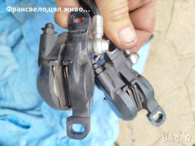 Хидравлични спирачки за велосипед колело Shimano deore slx bl m 7000,задната за вграждане, снимка 3 - Части за велосипеди - 52183365