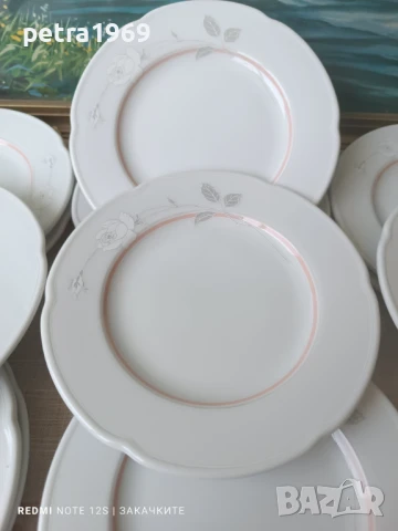 Порцеланови чинии на Bauscher Weiden, 16 бр., снимка 2 - Чинии - 51064336