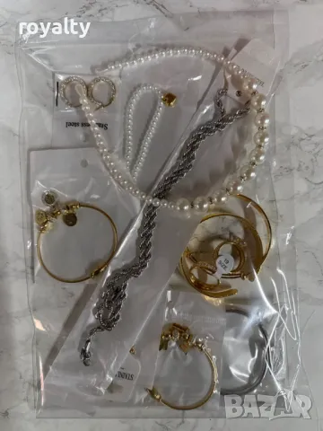 💎Мистериозна торбичка с бижута с 10бр висококачествени бижута💎, снимка 12 - Бижутерийни комплекти - 49024069