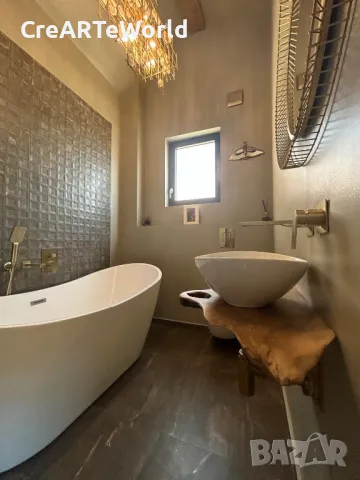 Плот за баня и кухня помощен плот работен плот Масивна дървесина, снимка 2 - Други - 33435958