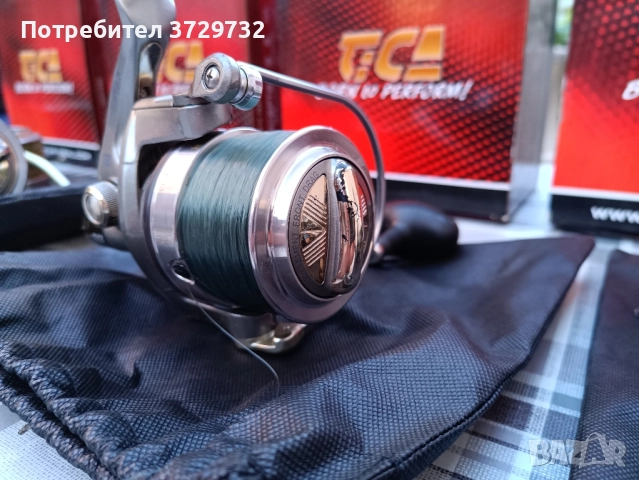 продавам четири броя шаранджийски макари Tica Scepter GTX, снимка 2 - Макари - 52438291