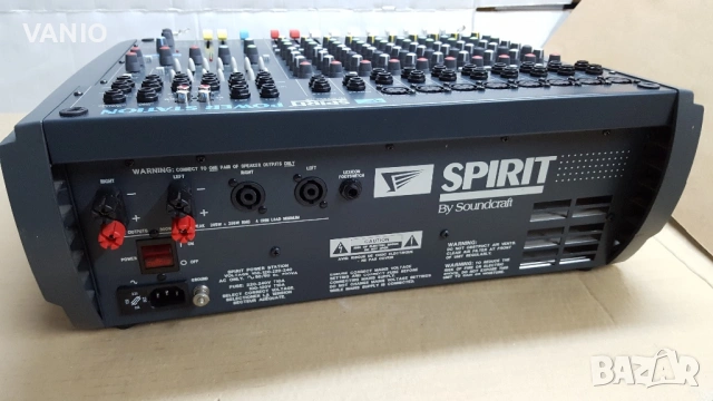 Power Mixer Soundcraft Spirit Power Mixer 2х300 Watt Добро Състояние, снимка 2 - Други - 53196843