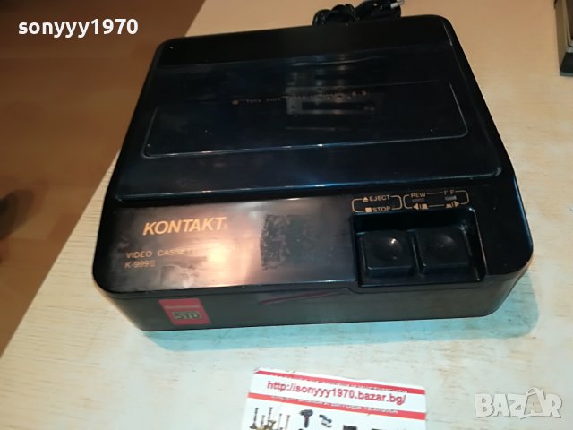 〽️KONTAKT VHS REWINDER TAIWAN 0510221044М, снимка 7 - Плейъри, домашно кино, прожектори - 38225944