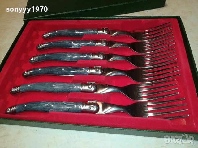 ФРЕНСКИ ВИЛИЦИ-LAGUIOLE 6БР 0412231018, снимка 2 - Антикварни и старинни предмети - 43264214