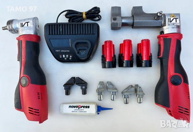 IVT Novopress - Акумулаторна преса и експандер 12V, снимка 3 - Други инструменти - 53597036