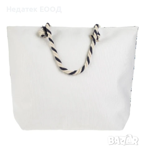 Плажна чанта с дизайн на котви, 57x15x42см., снимка 3 - Чанти - 50694141
