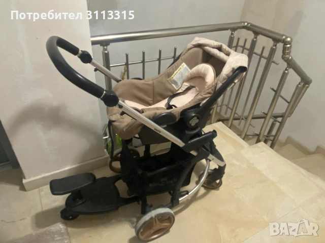 KIKKA BOO Комбинирана количка 3в1 MADRID , снимка 10 - Детски колички - 53364902