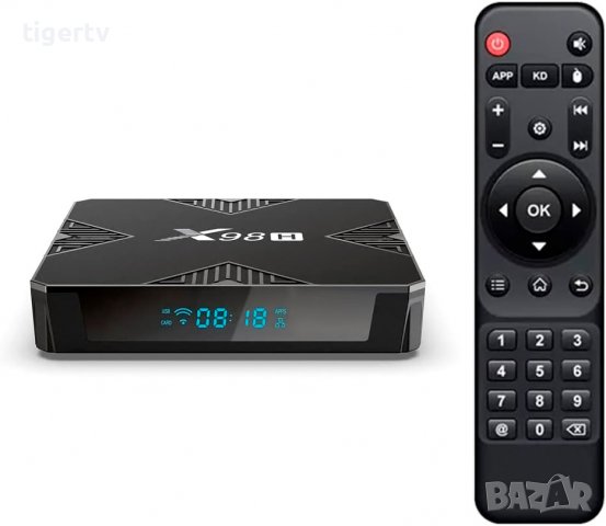 TV Box X98H Android 12, Dual WIFI, Bluetooth 5, Гаранция, снимка 3 - Плейъри, домашно кино, прожектори - 31183230