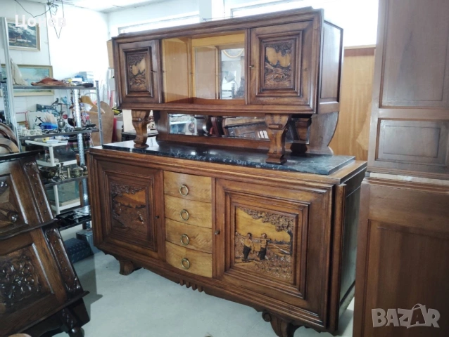 Шкаф с мраморен плот , снимка 3 - Шкафове - 53369338