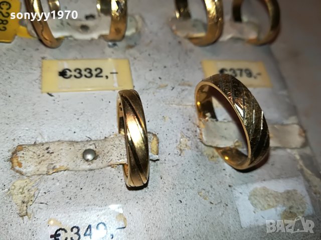халки пръстени като златни 39 бр от германия 1107211926, снимка 8 - Други ценни предмети - 33489879
