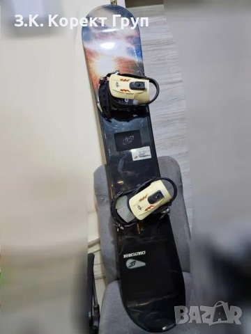 Сноуборд CRAZY CREEK с автомати / 155 /, снимка 1 - Зимни спортове - 40856330