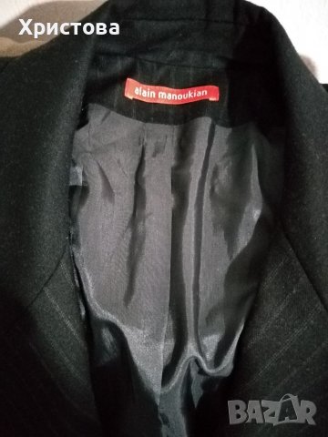 Стилно черно сако, XL, снимка 5 - Сака - 39032250