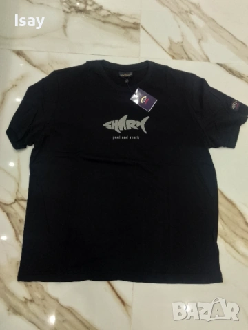 Мъжка тениска Паул Шарк 3ХЛ последен размер в черен цвят , снимка 6 - Тениски - 53169359