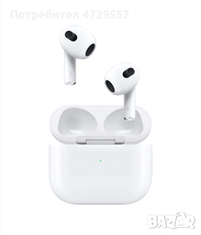 Продавам Слушалки Apple AirPods 3 (2022), Lightning Charging Case, White