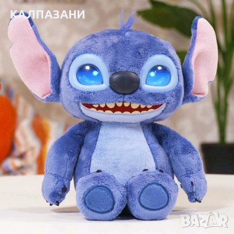Интерактивна плюшена играчка Disney - Stitch, с LCD очи/ Стич, снимка 8 - Плюшени играчки - 51745566