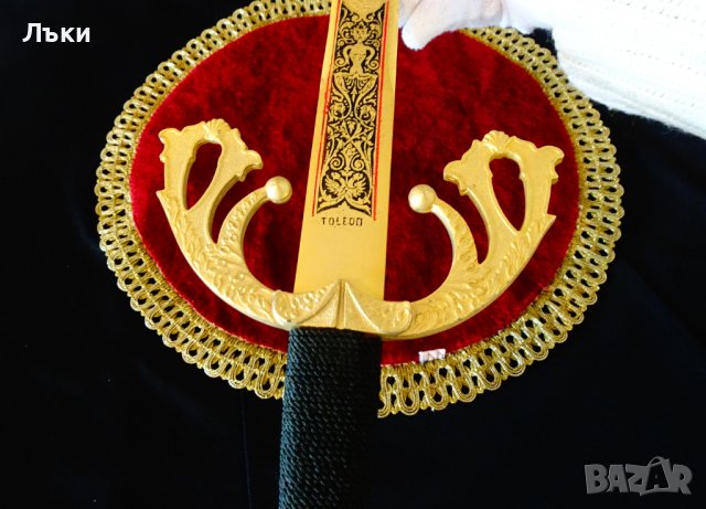 Старинен меч Tizona del Cid,Toledo,позлата. , снимка 6 - Антикварни и старинни предмети - 39912964