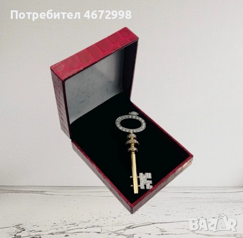 Златен ключ висулка медальон 14 к, снимка 7 - Колиета, медальони, синджири - 53266350