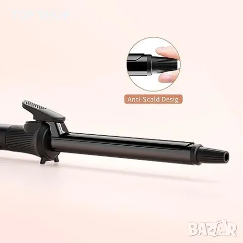 Нова маша K&K керамично покритие оформяне на коса Прическа Къдрене Вълни, снимка 6 - Маши за коса - 49409697