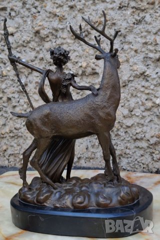 Бронзова Пластика на Rancoulet (1870-1915г), снимка 9 - Статуетки - 39909142