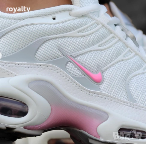 Nike Air Max TN White & Pink Дамски Маратонки Найк с Кутия 36-40 Номер , снимка 2 - Маратонки - 53066094
