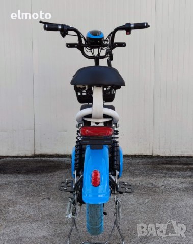 Електрически скутер модел B12 в син цвят, снимка 6 - Мотоциклети и мототехника - 44011564