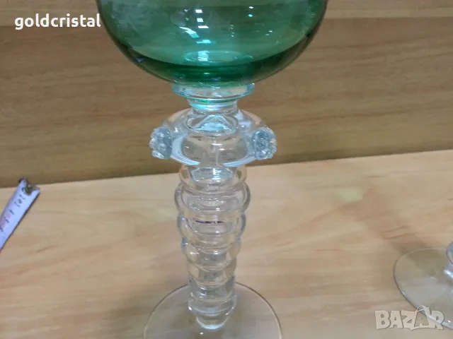 стари стъклени чаши , снимка 6 - Антикварни и старинни предмети - 49250661
