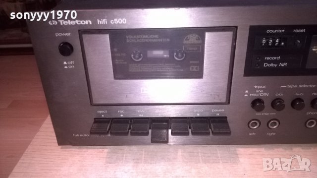 ПОРЪЧАН-TELETON C500-HIFI STEREO CASSETTE DECK-ВНОС ХОЛАНДИЯ, снимка 5 - Декове - 27790043