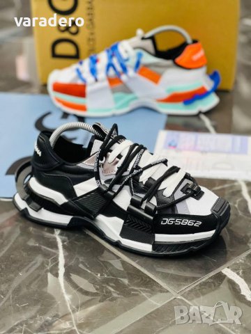 Мъжки маратонки висок клас с кутия плик и сертификат Dolce I Gabbana , снимка 4 - Маратонки - 38563758