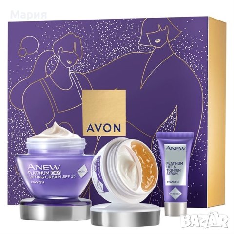Avon- комплект Anew platinum 