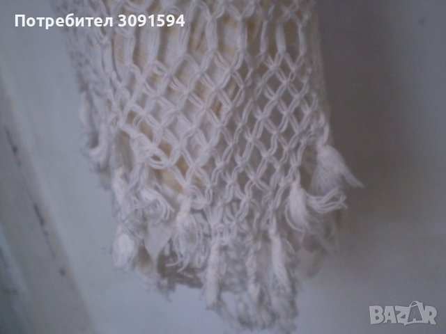 19 в  кърпа памучен  кенар с плетена на една кука дантела , снимка 5 - Антикварни и старинни предмети - 37467663