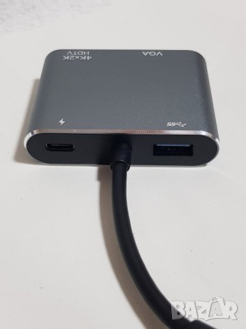 USB hub към VGA HDMI PD USB 3 за лаптоп таблет смартфон УСБ  хъб, снимка 4 - Други - 42950173