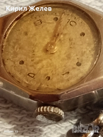 Стар механичен часовник дамски за КОЛЕКЦИОНЕРИ 51492, снимка 3 - Антикварни и старинни предмети - 52333582