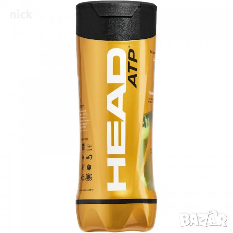 3 бр. топки за тенис HEAD ATP - неразпечатана консерва!