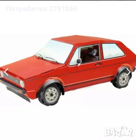 VW Golf 1 GTI - оригинален колекционерски комплект за сглобяване мащаб 1:18, снимка 4 - Колекции - 44124007
