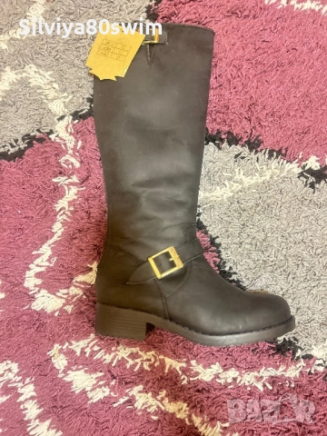 Ботуши JOHNNY BULLS  естествена кожа+подарък портфейл, снимка 8 - Дамски ботуши - 52091866