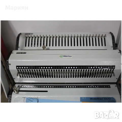 Комбинирана подвързваща машина с метални спирали 3:1 и 2:1- WW 2500, снимка 2 - Други инструменти - 51291647