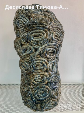 Керамична скулптура, снимка 2 - Статуетки - 40700499