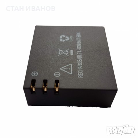 Батерия за екшън камери Ausek, Модел S009, Универсална, 3.7V Li-ion, 900mah, 3.33Wh, 17 грама, снимка 4 - Друга електроника - 36853744